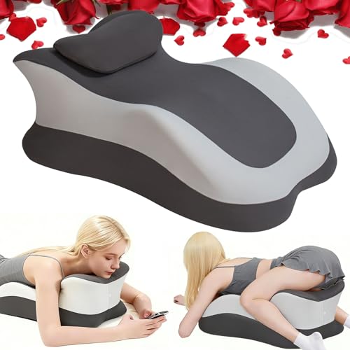 Memory Foam Intimacy Pillow Wedge for Couples - Ergonomic Support Cushion with Washable Cover