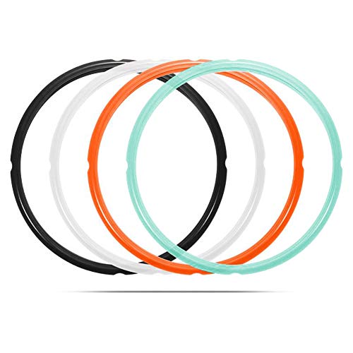 4-Pack Silicone Sealing Rings for 5 and 6 Quart Pressure Cookers