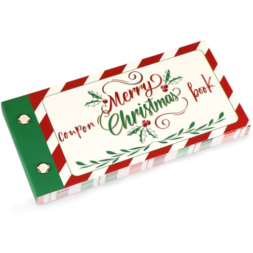ADULT XMAS COUPON Christmas Blank Coupon Book for Him Her – 30 Personalized Vouchers