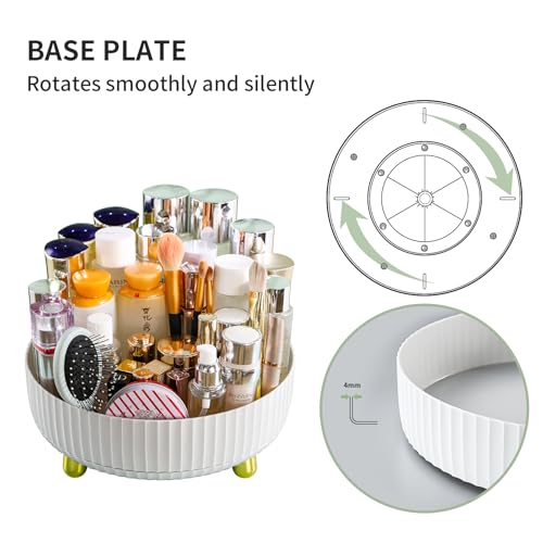 360 Degree Rotating Cosmetic Organizer - Lazy Susan Makeup Display Tray