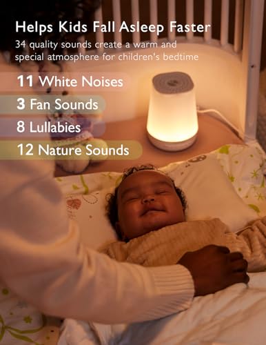 Momcozy Smart Baby Sound Machine & Night Light with App Control