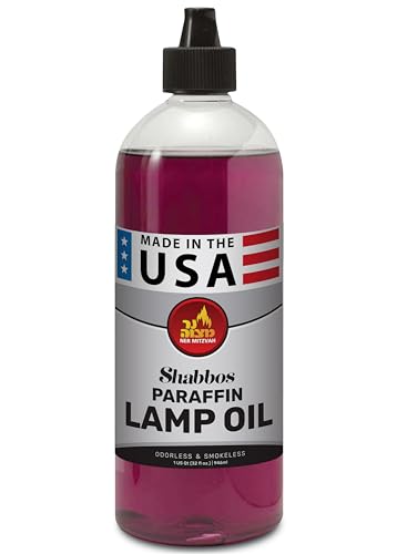 Purple Paraffin Lamp Oil - Smokeless & Odorless Clean Burning Fuel, 32 oz