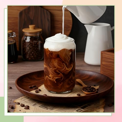 Set of 12 Can Shaped Drinking Glasses, 16 oz Clear Glass Tumblers