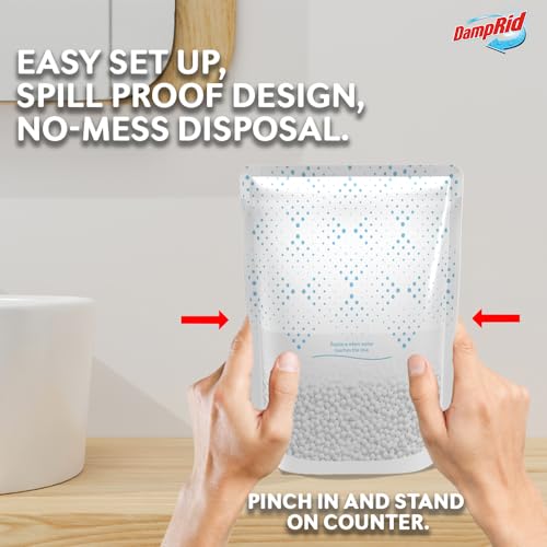 Fresh Scent Moisture Absorber Pouch 6-Pack for Closets and Rooms