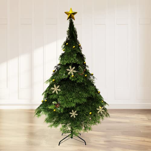 Folding Christmas Tree Stand for 3-6 Ft Artificial Trees - 16.9 Inch Base