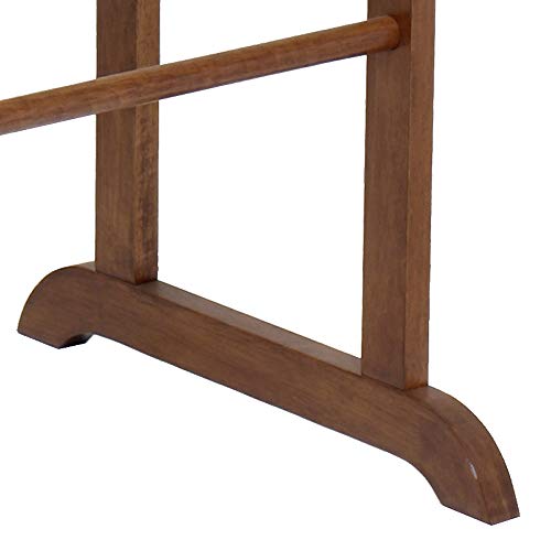 Casafoyer Eleanor Quilt Rack - Freestanding Wooden Organizer for Blankets & Towels