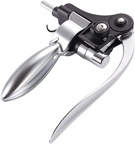 Smaier Silver 9-Piece Wine Opener Set with Wooden Gift Box - Corkscrew & Accessories