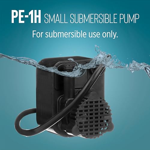 Submersible Utility Pump, 170 GPH, 115V, Epoxy Encapsulated with Hooded Volute