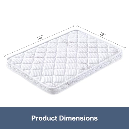 Pack and Play Mattress 38" x 26" - Firm Foam Portable Playard Mattress
