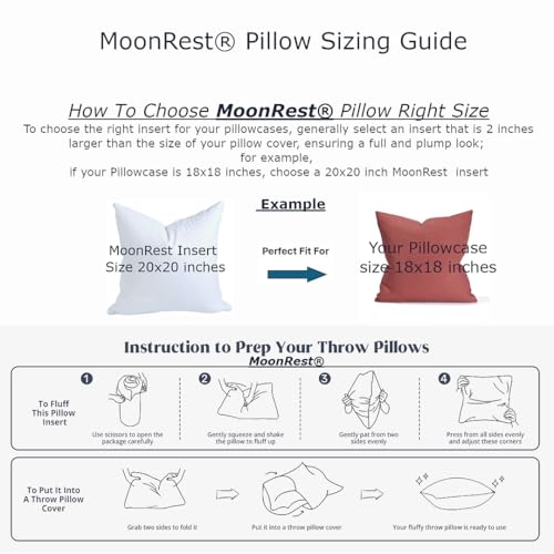 MoonRest 14x36 Synthetic Down Alternative Rectangle Pillow Insert