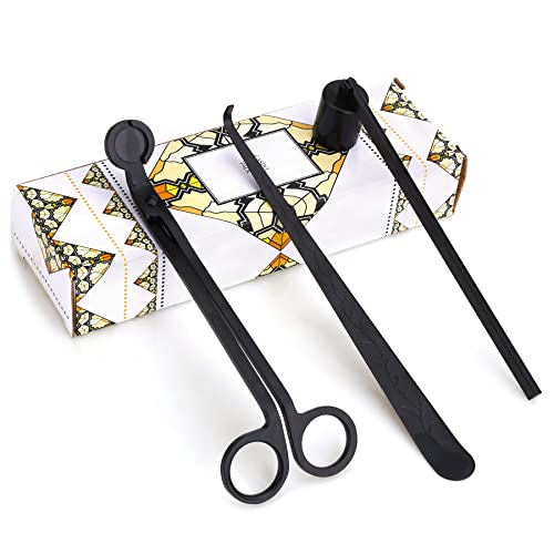 3-in-1 Candle Accessory Set - Wick Trimmer, Dipper & Whistle
