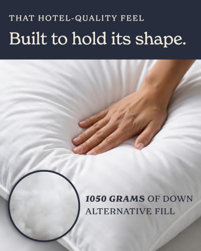 Beckham Hotel Collection Queen Bed Pillows Set of 2 - Down Alternative