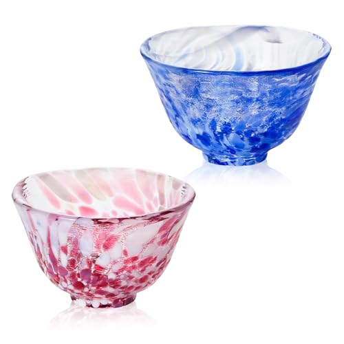 Japanese Handcrafted Sake Cup - Cherry Blossom & Spring Water, 1.7 oz, Made in Japan
