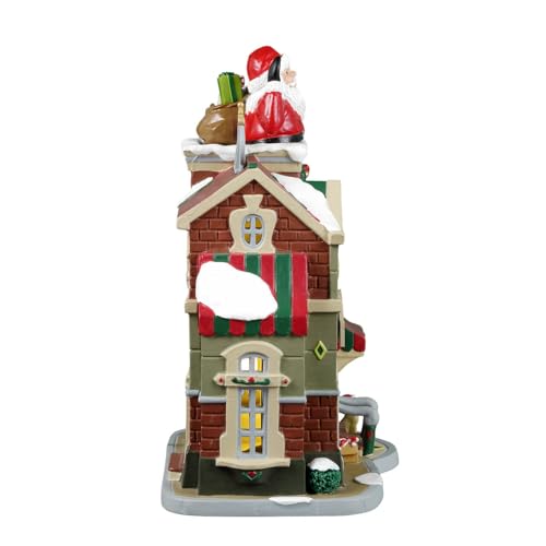 Lemax Santa Shop Battery-Operated LED Village Building 35039