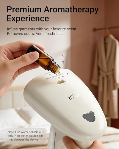 Bear Handheld Clothes Steamer, 1300W Portable Garment Steamer with 230ml Tank
