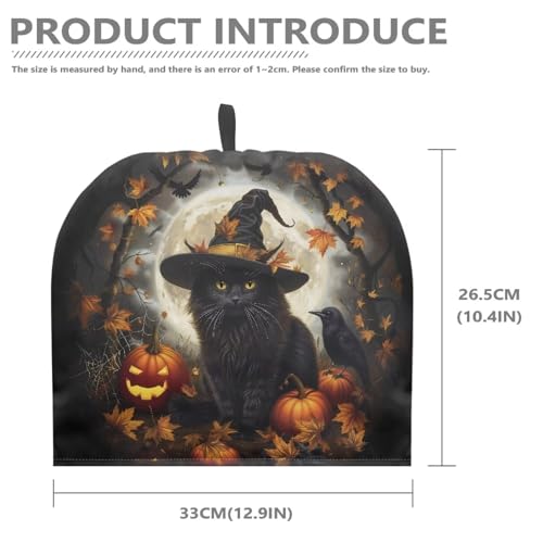 Black Cat Full Moon Insulated Teapot Cozy - Decorative Tea Pot Warmer