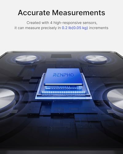 RENPHO Smart Bluetooth Body Fat Scale and Digital Weight Analyzer