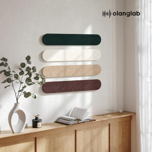 Felt Bulletin Board Strips 4-Pack, 24x16 Inch Wall Pin Board with Pins
