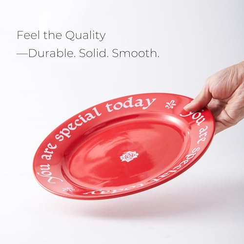 10.63-Inch Ceramic Celebration Plate - You Are Special Today Keepsake Dish