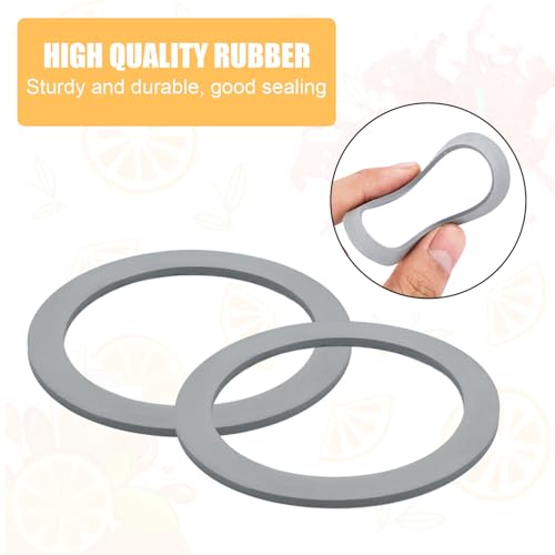 2-Pack Rubber Blender Gasket Replacement Seals for 70mm Blade Bases