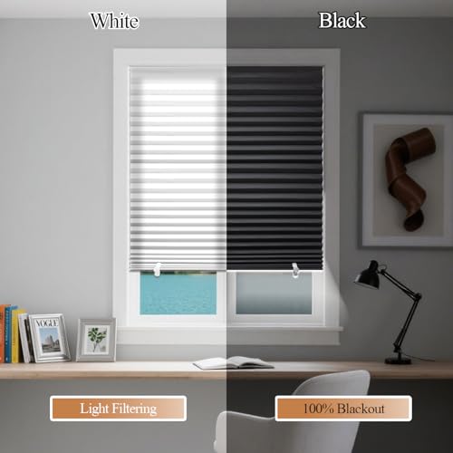 6-Pack Self-Adhesive Paper Blinds - 36"x72" Light Filtering Shades