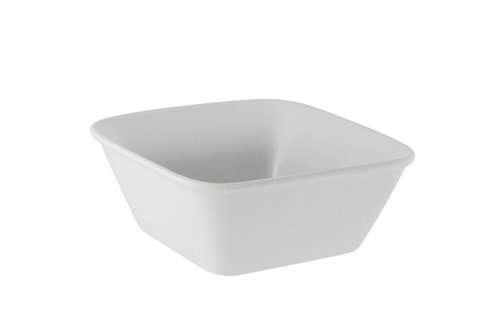 10 Strawberry Street Whittier 5.375"/12 Oz Square Bowl, Set of 6, White
