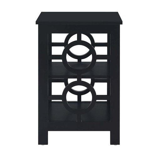Convenience Concepts Ring End Table, Black