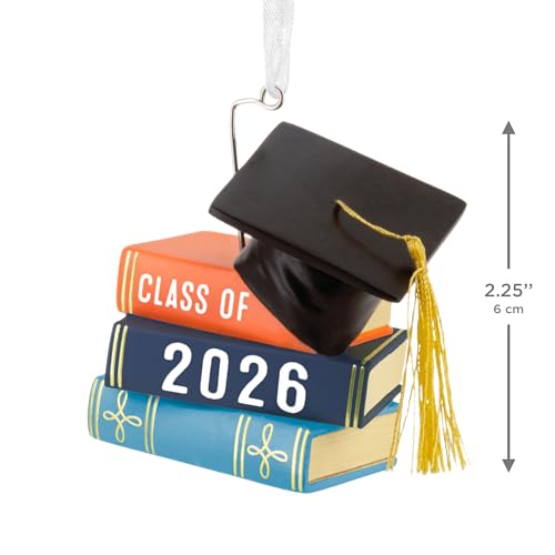 Hallmark Graduation 2026 Ornament - Cap & Books Keepsake