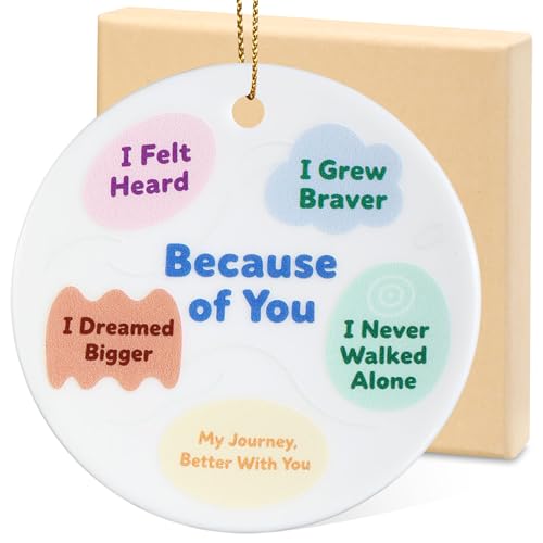 Cor-boy Thank You Gift Ornament - Inspirational Wall Hanging for Teacher, Mentor, Friends, Family, Colleague, Nurse, Christmas