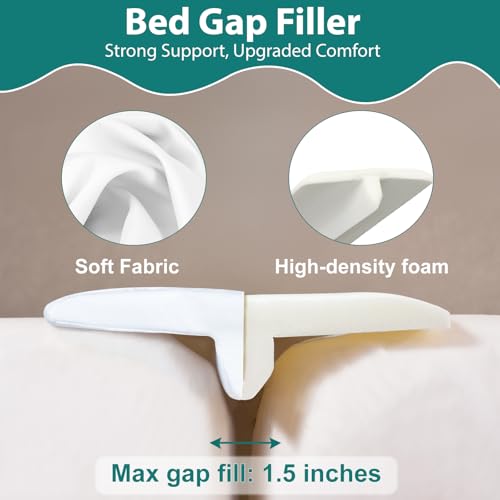 Split King Bed Bridge Mattress Gap Filler - 80" x 12" Extra Wide Converter