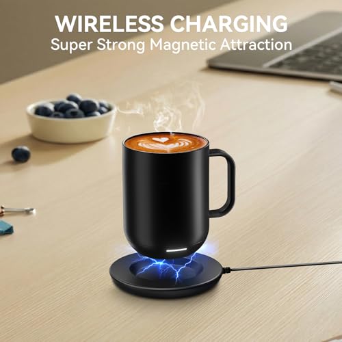 FEFAIA Charging Coaster for Temperature Control Smart Mug & Travel Mug – Wireless Power Dock Base