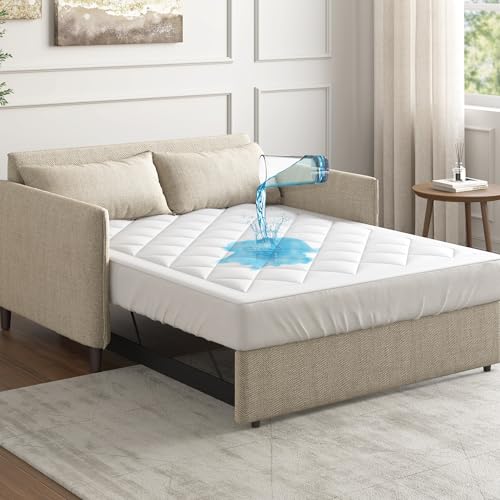 Waterproof Queen Sofa Bed Mattress Protector, 60x72, Diamond Quilting