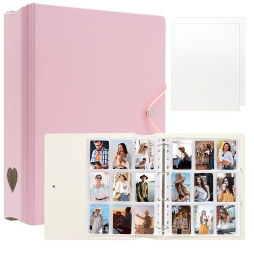 A4 Kpop Photocard Binder, 450 Pocket Photo Album for Mini Instant Photos