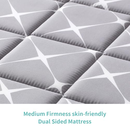 Hypoallergenic Baby Crib & Toddler Mattress - 52" x 27.6" x 5" Breathable Foam