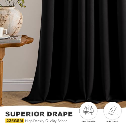 MIULEE Blackout Curtains 40x63 Inch Thermal Insulated Drapes 2 Panels