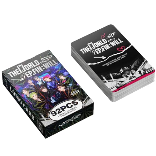 92-Piece Photo Card and Sticker Set for K-Pop Fans