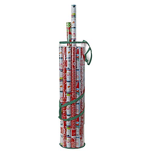 Clear PVC Christmas Wrapping Paper Storage Bag 40 Inch Roll Organizer