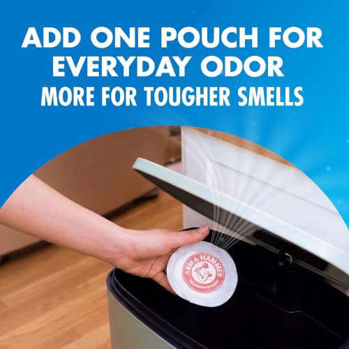 Unscented Baking Soda Odor Neutralizer Pouches for Shoes & Cars - 5 Count