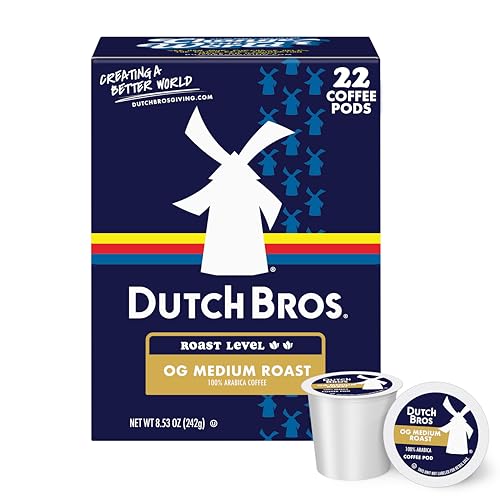 Dutch Bros OG Medium Roast Coffee Pods 22 Count Single Serve