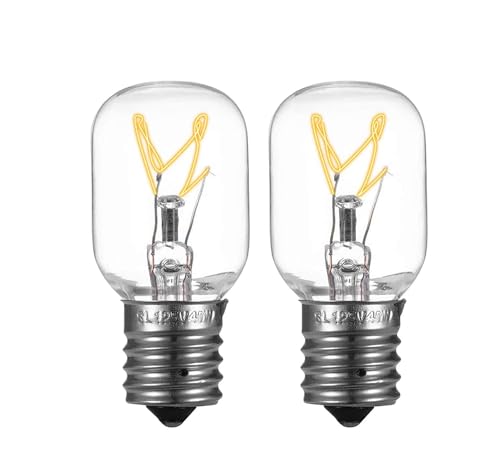 E17 Microwave Light Bulb 125V 40W, 2-Pack Replacement for 8206232A