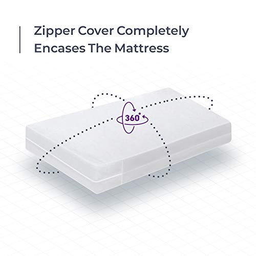 BLISSFORD Zippered Waterproof Vinyl Mattress Protector - Queen Encasement