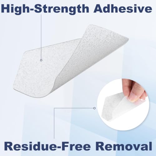 Anti-Slip Shower Stickers - 14 Pack Clear Hexagonal Bathtub Treads