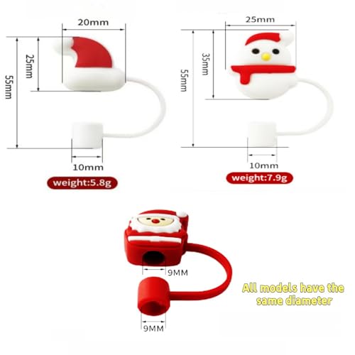 7 Pack Silicone Straw Toppers with 4 Styles - Leak-Proof Outdoor Caps