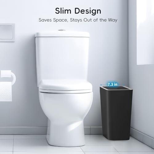 4 Gallon Trash Can 3-Pack with Lid and Bags, Small Garbage Can