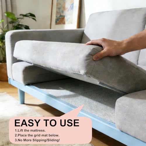 Non-Slip Couch Cushion Pad 47" x 79" Anti-Slip Grip Liner