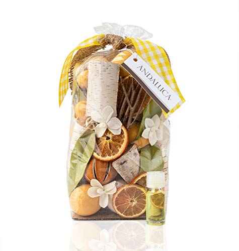 Lemon Zest & Thyme Scented Potpourri - 20 oz Decorative Citrus Spice Blend