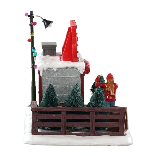Lemax Garland Grove Tree Lot - Holiday Village Accessory, 7.83 inches