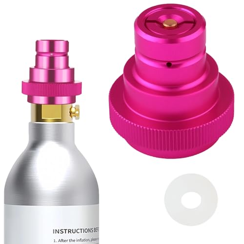 CO2 Cylinder Quick Connect Adapter for Sparkling Water Makers, TR21-4 Valve