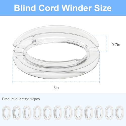 12 Pack Blind Cord Winder, Safety Cord Organizer for Blinds and Shades