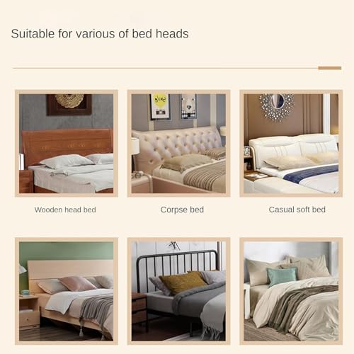 Stretch Headboard Cover for Queen & Cal King Beds - Dustproof Protector
